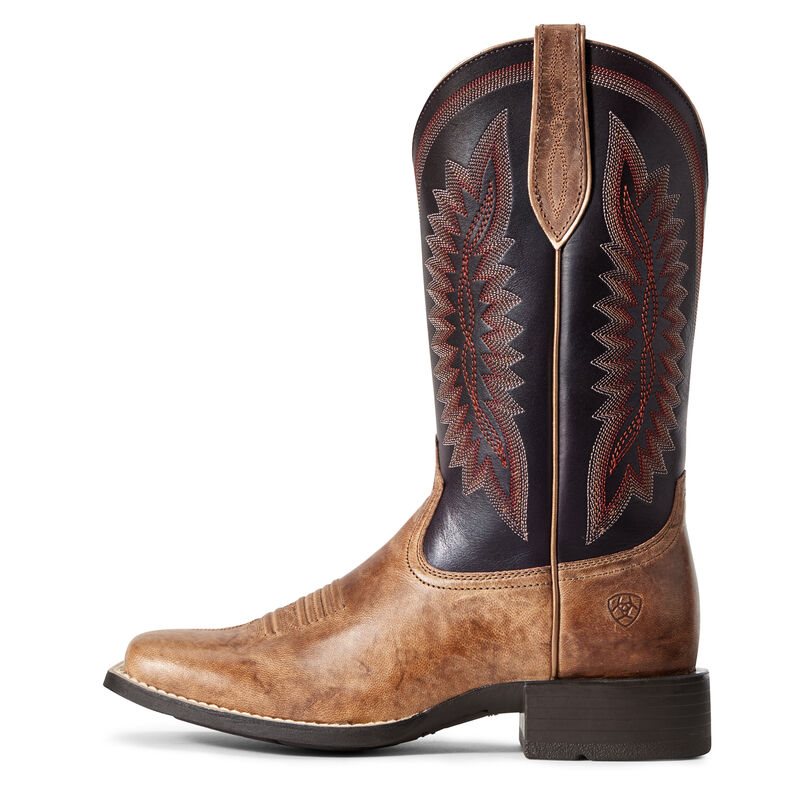 Ariat Quickdraw Legacy - Western Laarzen Bruin / Grijs Paars Dames - 32025-342